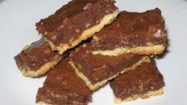 двухслойные шоколадные брауни