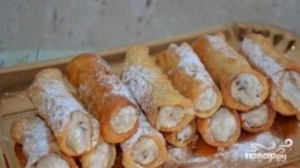 итальянское пирожное канолли