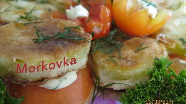 кабачковое пирожное