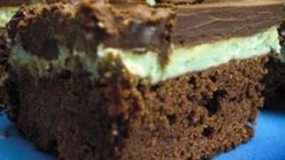 Мятно-шоколадные брауни