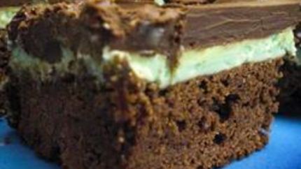 Мятно-шоколадные брауни