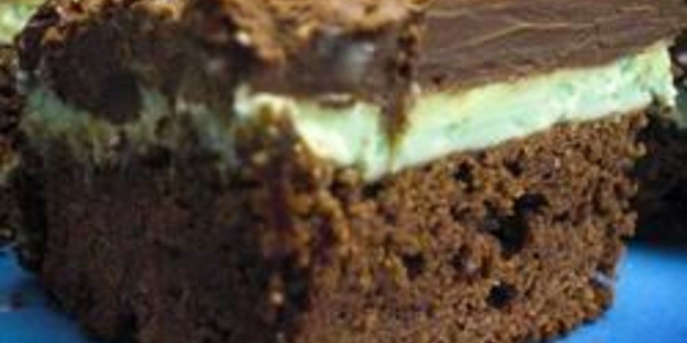 Рецепт мятно-шоколадные брауни