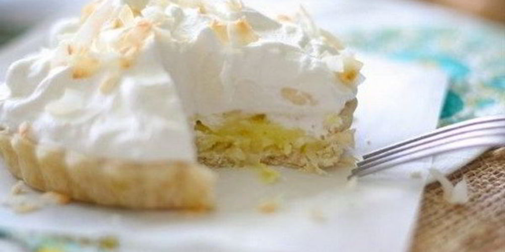 Рецепт нежное пирожное с бананово-кокосовой начинкой