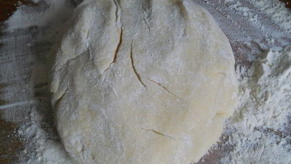 пирожное из творожного теста на сковороде