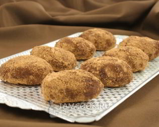 Пирожное Картошка из шоколадного бисквита