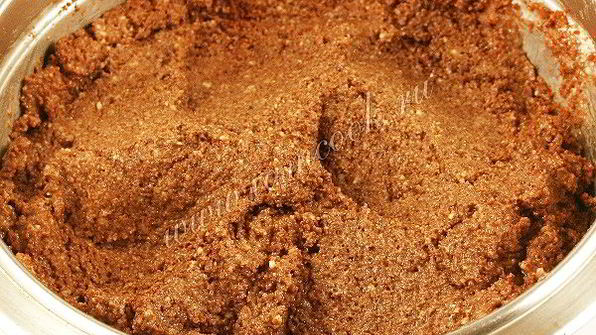 пирожное картошка из шоколадного бисквита