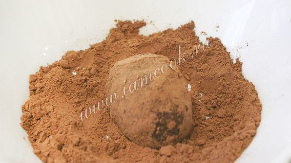 пирожное картошка из шоколадного бисквита