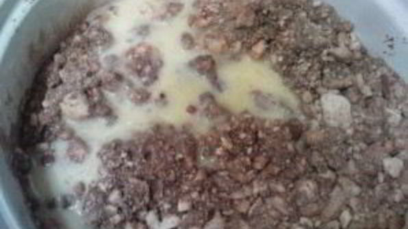 пирожное колбаска из печенья