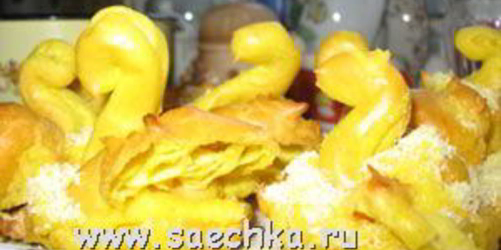 Рецепт пирожное лебеди