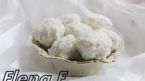 пирожное снежки