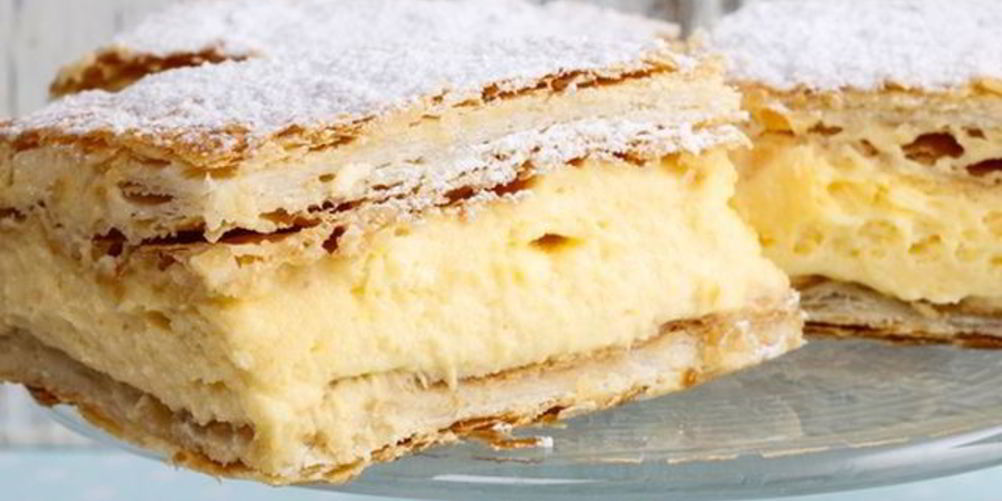 Рецепт пирожные из слоеного теста с заварным кремом