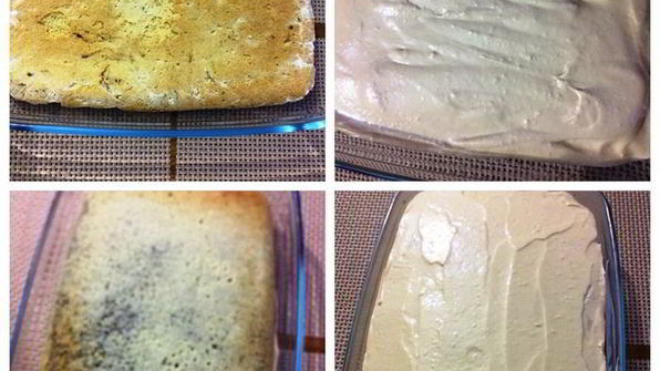 пирожные маковые с кофейным кремом