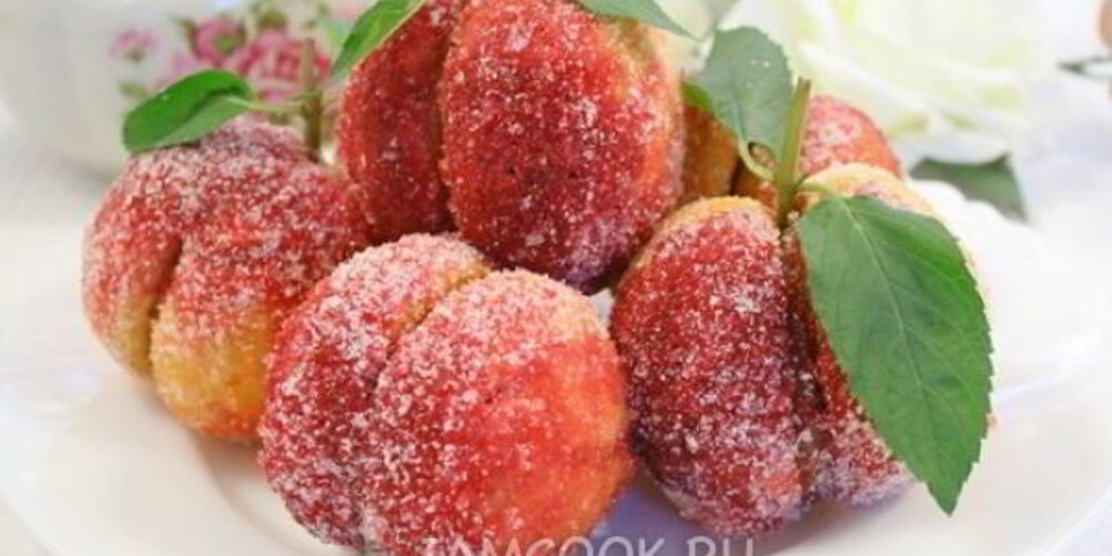 Рецепт пирожные персики