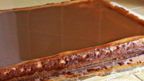 пирожные с молочной карамелью и сливочным сыром