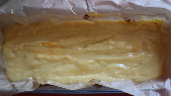 полосатый тыквенный брауни