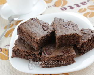 Постный Брауни