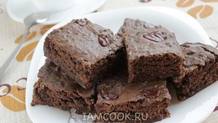 Постный Брауни
