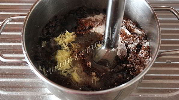 постный брауни