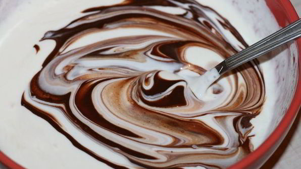 шоколадно-банановые пирожные