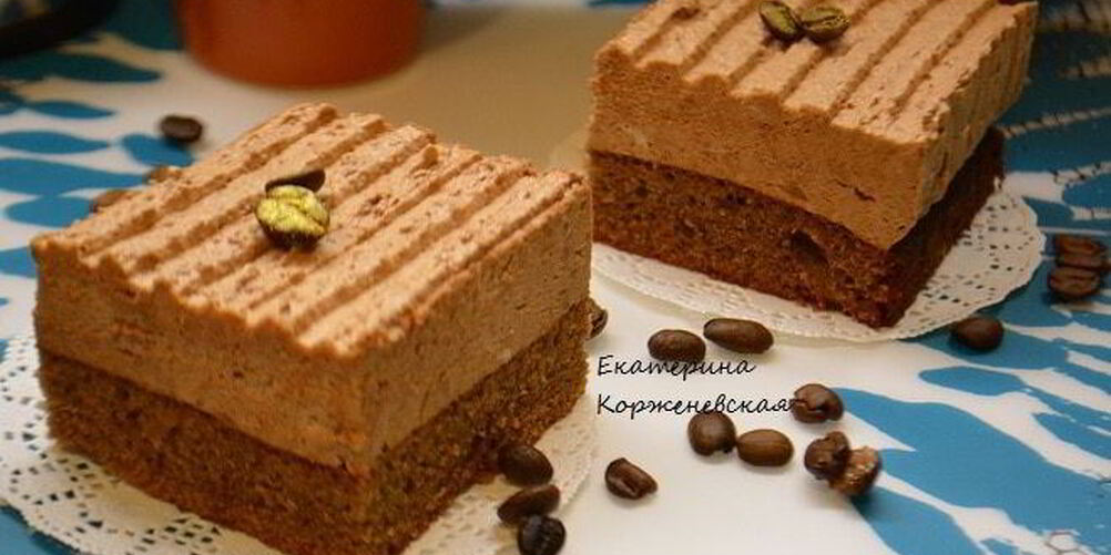 Рецепт шоколадно-муссовое пирожное