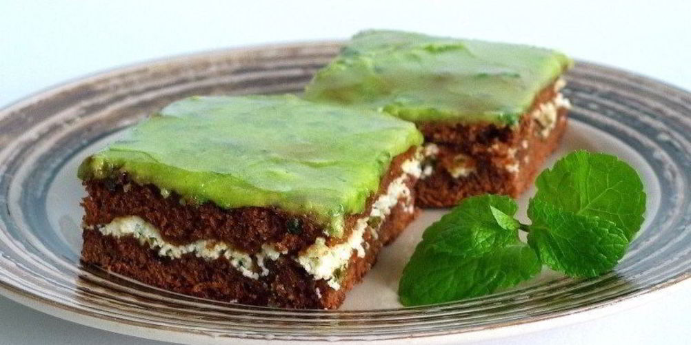 Рецепт шоколадно-мятные брауни