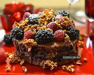 Шоколадное пирожное