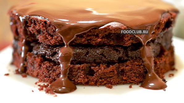 шоколадное пирожное
