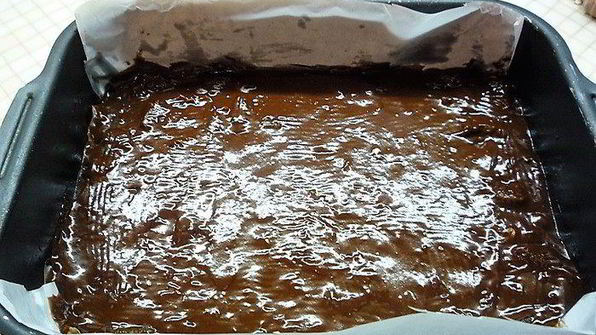 шоколадные брауни с курагой и миндалем