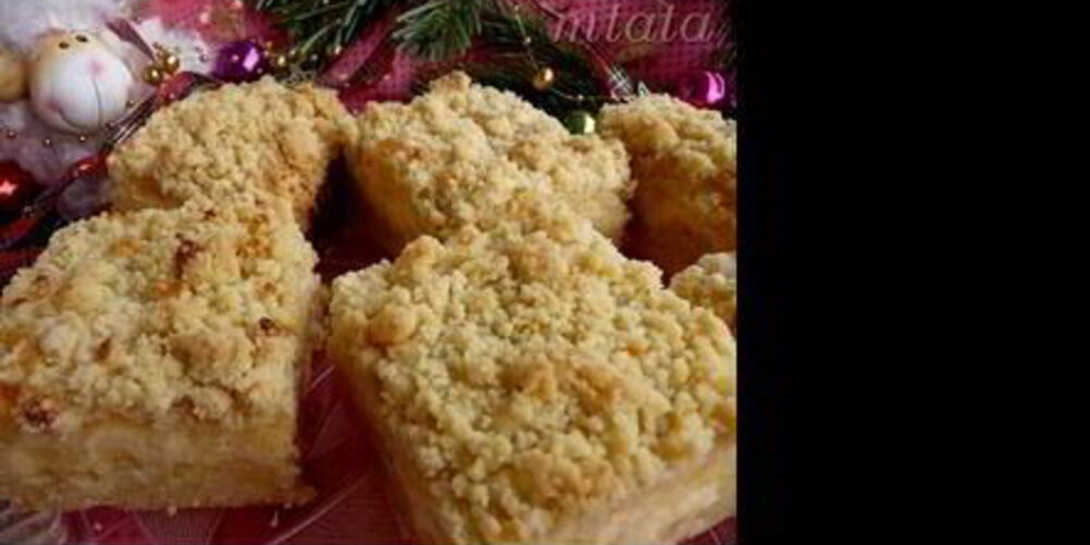 Рецепт штрейзельные пирожные с творожно-пудинговой начинкой