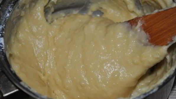 швейцарские заварные пирожные с яблочным кремом