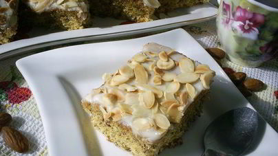 Трижды миндальное пирожное