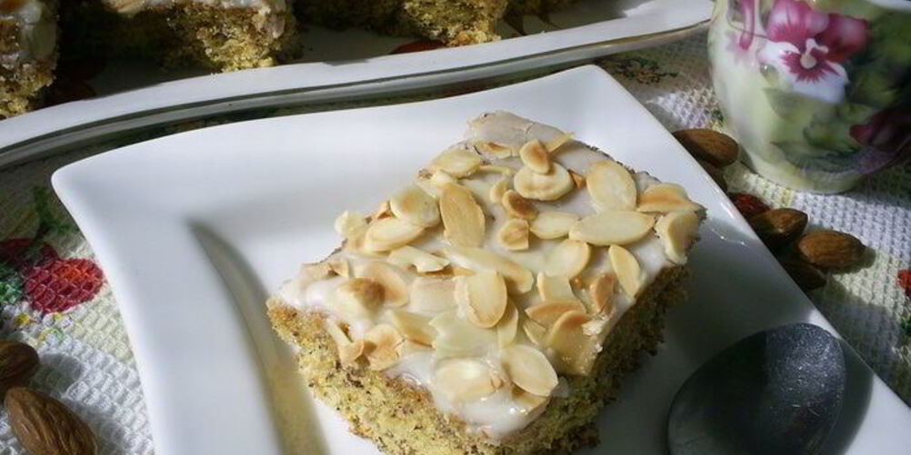 Рецепт трижды миндальное пирожное