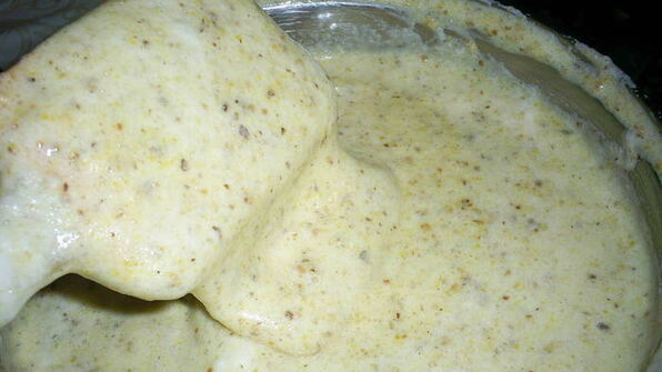 трижды миндальное пирожное