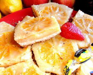 Цитрусовые пирожные