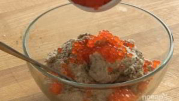 закусочные пирожные из сельди