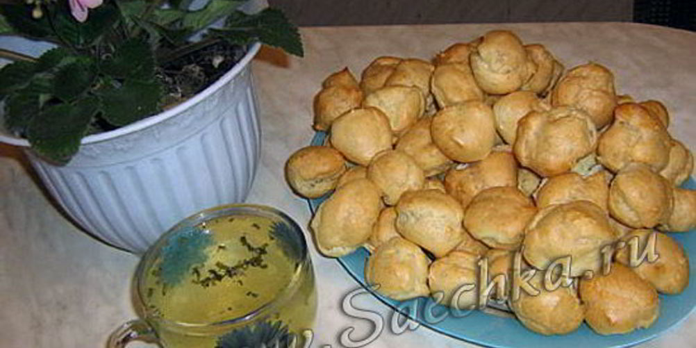 Рецепт заварные пирожные с сырным кремом