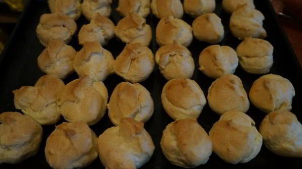 заварные пирожные