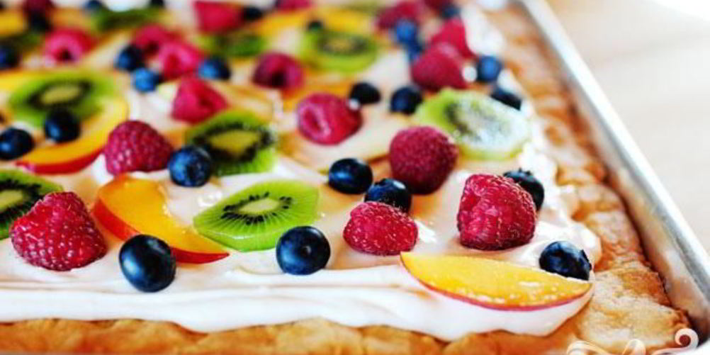 Рецепт фруктовая пицца