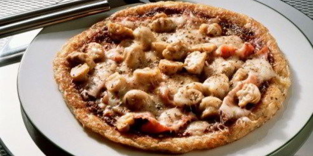Рецепт грибная пицца с чоризо