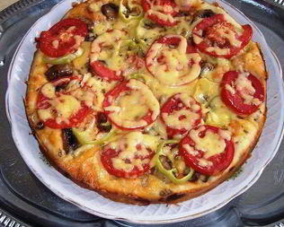 Коронная пицца