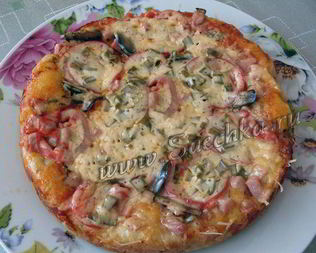 Наливная пицца в мультиварке