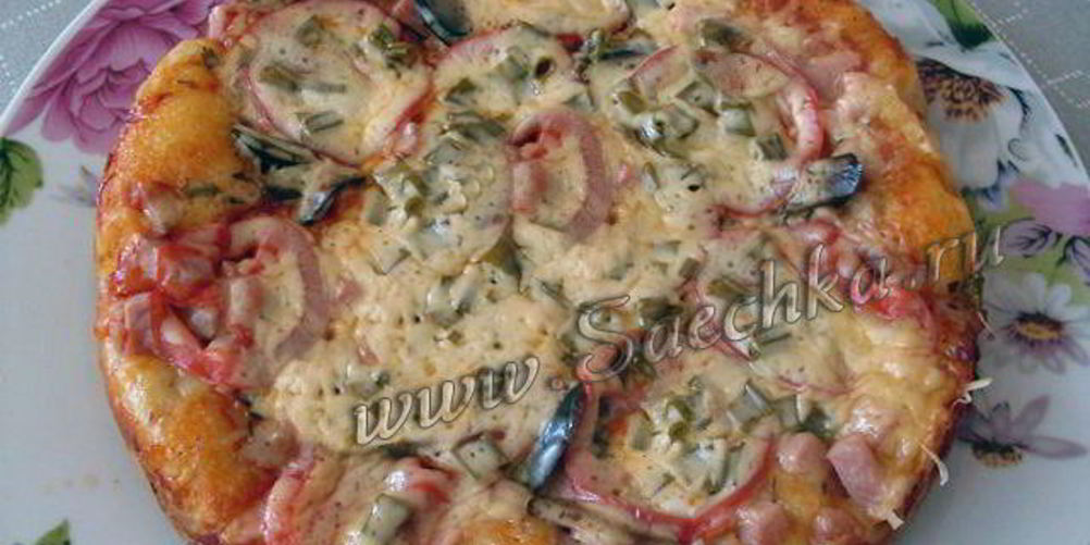 Рецепт наливная пицца в мультиварке