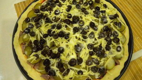 пицца без дрожжей