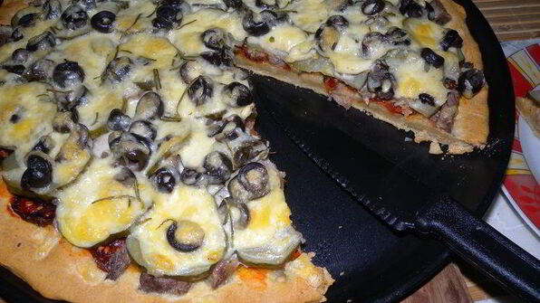 пицца без дрожжей