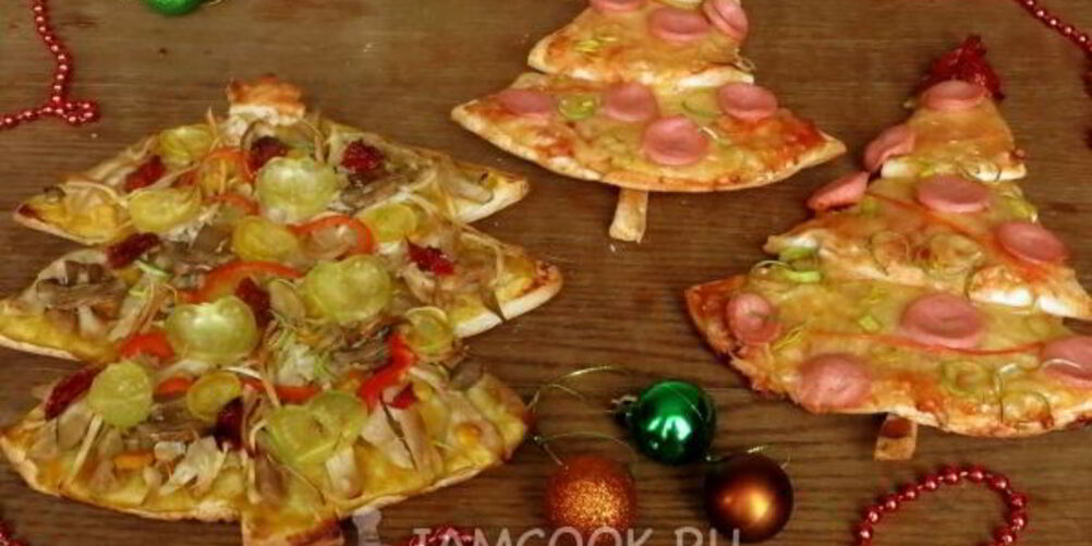 Рецепт пицца елка