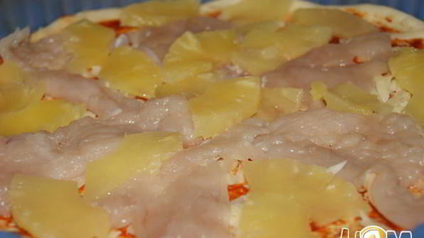 пицца гавайская
