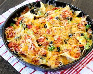 Пицца на чипсах