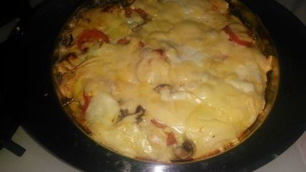 Пицца на сковороде