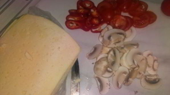 пицца на сковороде