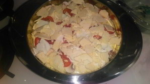 пицца на сковороде